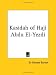 Kasidah of Haji Abdu El-Yezdi (1924)