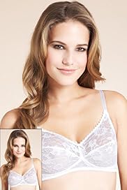 2 Pack - All Over Floral Lace Non-Wired Bras