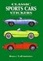 Classic Sports Cars Stickers