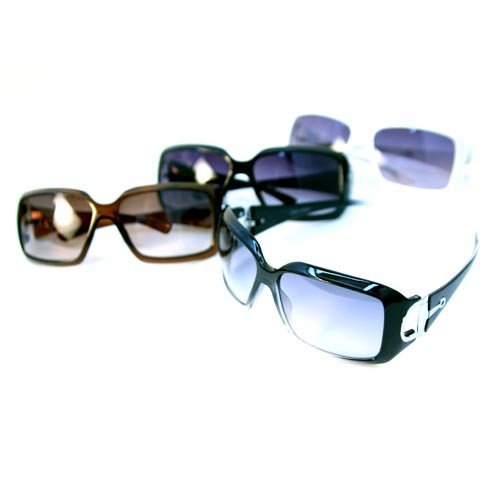 Click here to buy Ladies Fashion D-Ring Sunglass, Available in three color schemes.
