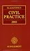 Blackstone's Civil Practice 2003 Supplement