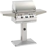 Fire Magic Aurora A430 Natural Gas Grill On Patio Post