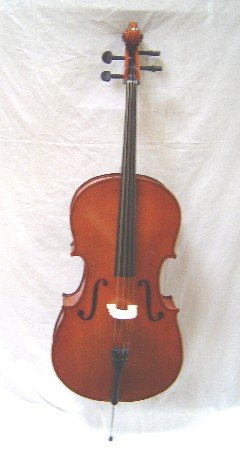 MusicalInstruments: Crystalcello MC100 Full Size 4/4 Cello with Carrying Bag + Bow + Accessories