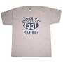Married with Children Property of Polk High 33 Mens T-Shirt Tee Gray