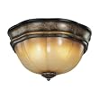 Minka 2 Light Flush Mount in Bronze Finish 4332-561
