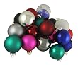 Club Pack of 36 Exclusive Multi-Color Glass Ball Christmas Ornaments 2.5"