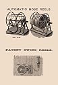 Automatic Hose Reels and Patent Swing Reels 12x18 Giclee on canvas - Prints - 06884-1CG12