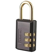 Master Lock 647D Set-Your-Own Combination Luggage Lock, 1-3/16-Inch