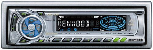 Kenwood 45 Watt Sirius Satellite Radio Ready Cassette Receiver with Detachable Faceplate and Two Pre Amp Outputs