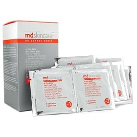 MD Skincare Alpha Beta Daily Face Peel 30 day supply Boxed Packettes