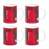 Nascar Collectibles ~ Dale Earnhardt Jr Set of 4 Mugs
