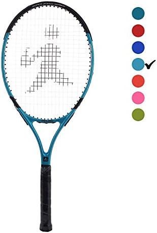 Jieling Alaskan Blue Offensive Tennis Racquet For Boys with Bag ( Alaskan Blue)