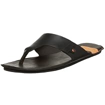Ted Baker Men's Hoff Sandal,Black Leather,11 M