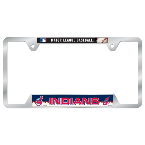 MLB Cleveland Indians Metal License Plate Frame