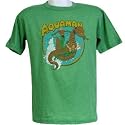 Aquaman Distressed T-Shirt by Junk Food, Medium