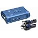 TRENDnet TK-207K Version v1.2R 2-Port USB KVM Switch Kit Includes 2x KVM Cables