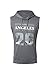 Greatrees Men's Fleece Plain Fit Hooded Sleeveless Vest
