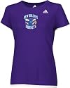 New Orleans Hornets adidas Women's Primary Logo Layered Tissue Tee