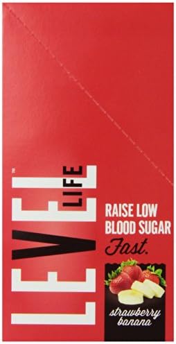 Level Life Diabetes Management Glucose Gel, Strawberry Banana, 15 Count