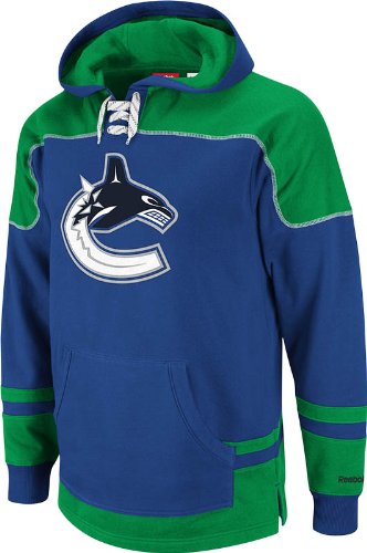Vancouver Canucks Power Play Laced Hooded Sweatshirt (XL)