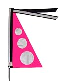 Hot Pink - bicycle safety flag - Small