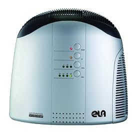 DiO68801 HEPA Air Purifier with Ionizer & Apple Scent Cartridge. Silver finish