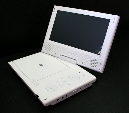 REAL LIFE JAPAN　9インチTFT液晶ＤＶＤプレーヤーホワイト　RV900-WH