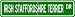 Irish Staffordshire Terrier STREET SIGN ~ High Quality Aluminum ~ Dog Lover Image