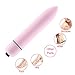 Multi-Speed Mini Electric Massager, Sekmet Waterproof 10-Frequency Portable Bullet Massager (Pink)