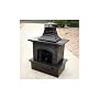 Oakland Living 8057-BK 60 Inch Gothic Fireplace - Black