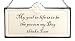 America Retold White Enamel Sign, My Goal In Life, 5" x 9"