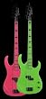 Dean Custom Zone Bass, Nuclear Green