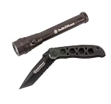Smith & Wesson Extreme Ops Knife/Light Combo (Extreme Ops Knife + 2AA LED Flashlight)