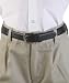 French Toast Leather Belt with Slight Edge Trim