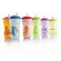 Nuby 9 oz Printed Insulated Cup 2 Pack - orange/purple