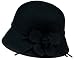 Capelli New York Blocked Wool Felt Cloche With Duo Twisted Self Bands