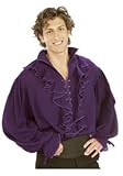 Rubies Pirates of the Seven Seas Purple Linen Pirate Shirt - Adult Standard