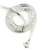 2mm Sterling Silver 16 Inch Box Chain Italian Necklace