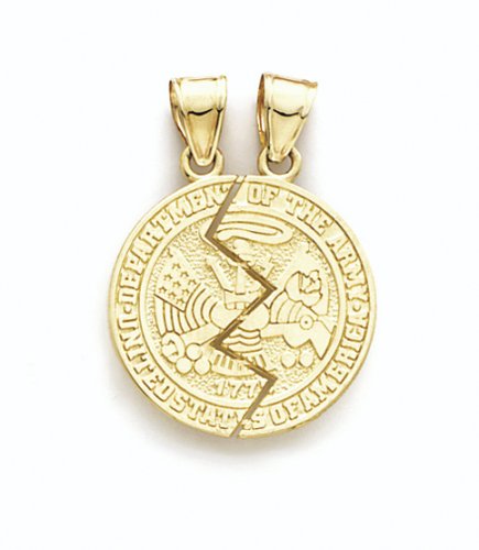 14K US Army Breakapart Pendant - GH16503