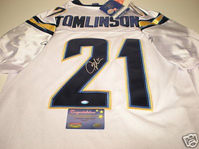 Ladainian Tomlinson Autographed San Diego Chargers Authentic Reebok Jersey