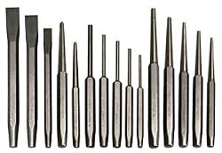 Troy ME5982 Professional Punch & Chisel Set (16-Pc.)