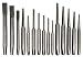 Troy ME5982 Professional Punch & Chisel Set (16-Pc.)