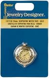 WATCH FACES 1/PKG-SERPENTINE GOLD ROUND 26MM