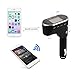 SORKER LCD Wireless Car Bluetooth Fm Transmitter Radio Adapter with USB Charging Port for Smartphones and More