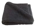 Christy Renaissance Cotton Tub Mat, Black