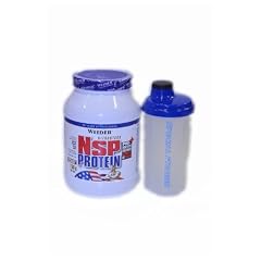 Weider NSP Nitrostack Eiwei� / Protein 750g Dose + inkl. Einem sch�nen Special-Fitness SHAKER!, Schoko