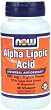 NOW Foods Alpha Lipoic Acid 600mg, 60 Vcaps