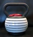CFF 40 lb Adjustable Russian Kettlebell - Includes DVD! Great for Crossfit, MMA & Boxing Training, Cardio