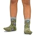 TeeHee Kids Boys Cotton Fashion Fun Crew Socks 6 Pair Pack (6-8Y, Skulls)