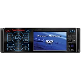 Power Acoustik PTID-4006T 3.6-Inch Widescreen Touch-Screen In-Dash Monitor with DVD TV Tuner and AM/FM